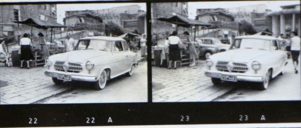 Borgward Isabella Europetour 1956 hundredthirty Photofilmstrips (4391)